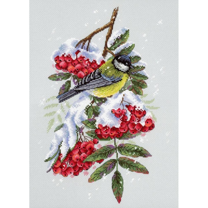 Комплект за бродиране с кръстат бод MP Studia "Летящ гурман" 25x33 см