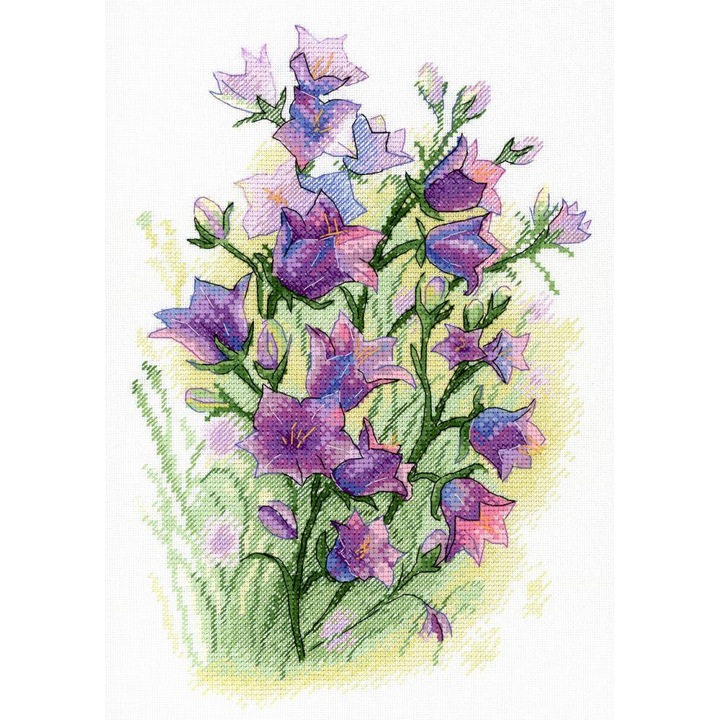 Комплект за бродерия с кръстат бод MP Studia "Серенада на свежестта" 19x27 см