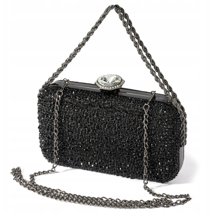 Női válltáska, 20x12x5cm, Fekete