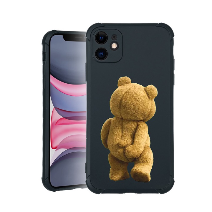 BestCase® TPU Pro Shock tok Apple iPhone 11-gyel kompatibilis, rejtett maci mintával, megerősített sarkokkal, 3100024 ASB 1441