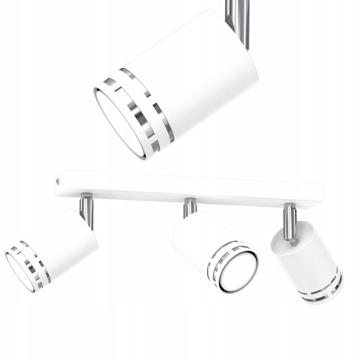 Плафон за таван, LED, GX53, Бял