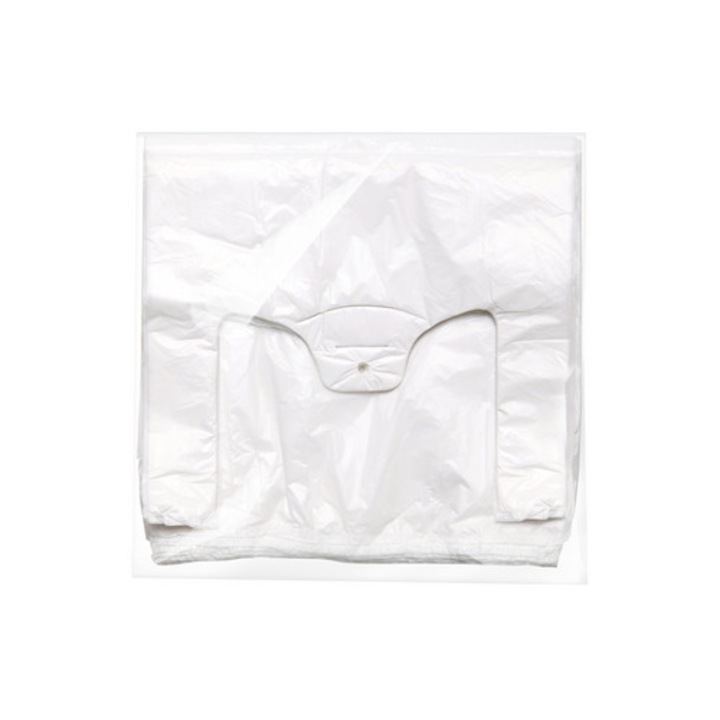 Set 180 pungi alimentare, HDPE, 25x6x45 cm, Transparent