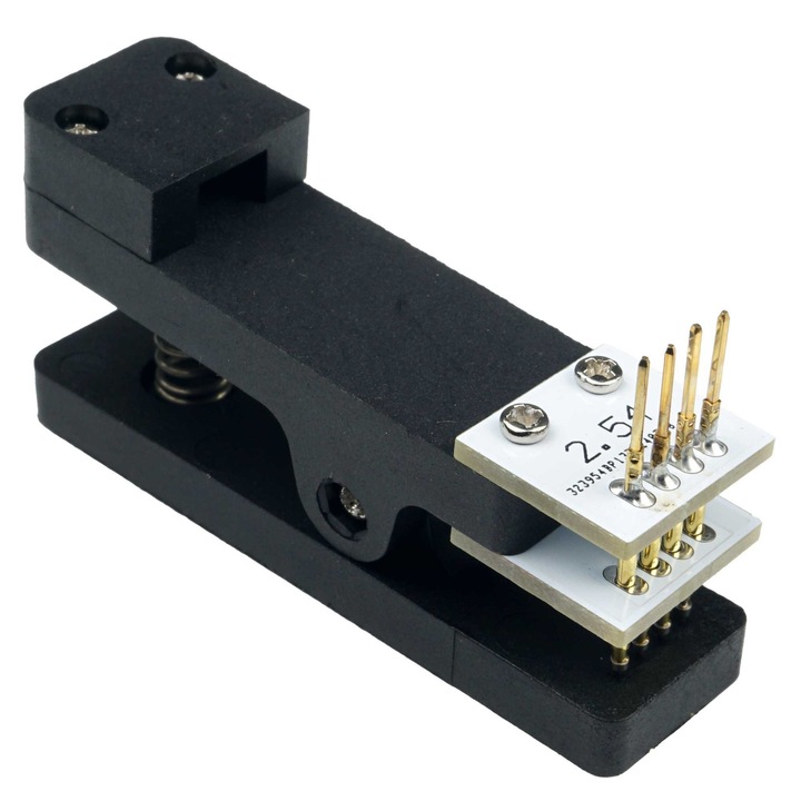 Clip universal de testare cu 4 pini pentru programare, pas de 2, 54 mm