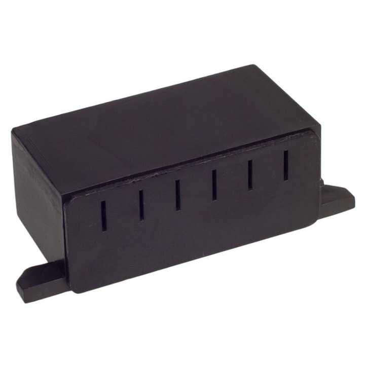 Carcasa universala ventilata cu capac si maner Z9WU ABS 62x34x26 Kradex