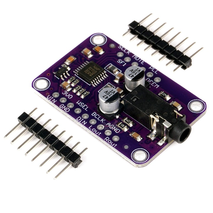 Decodor DAC stereo UDA1334A Convertor digital-analogic I2S 3, 3 V - 5 V