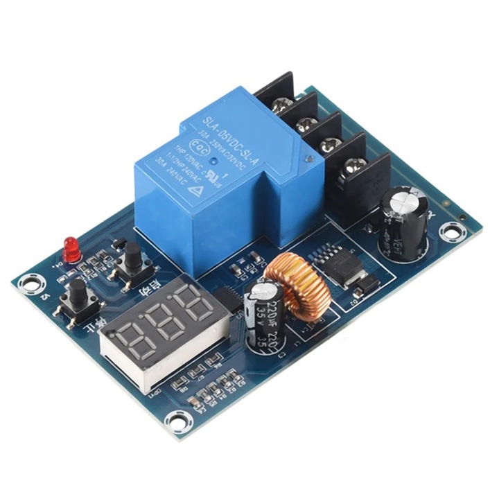 6-60V DC akkumulátor védelem és töltés modul, XH-M604