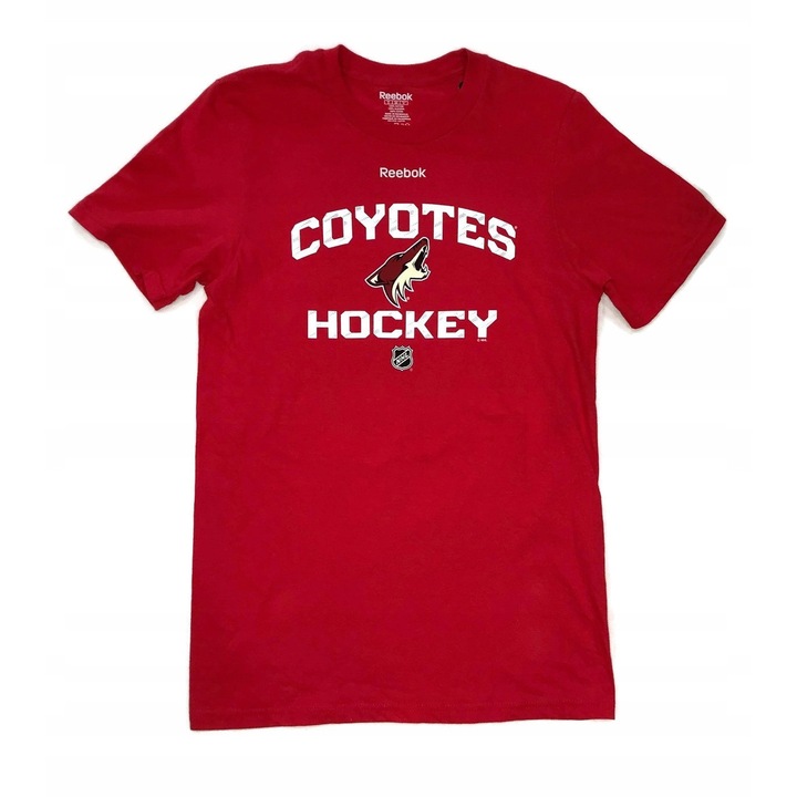 Tricou Hockey Arizona Coyotes, Reebok, M, 100% bumbac, imprimeu rezistent