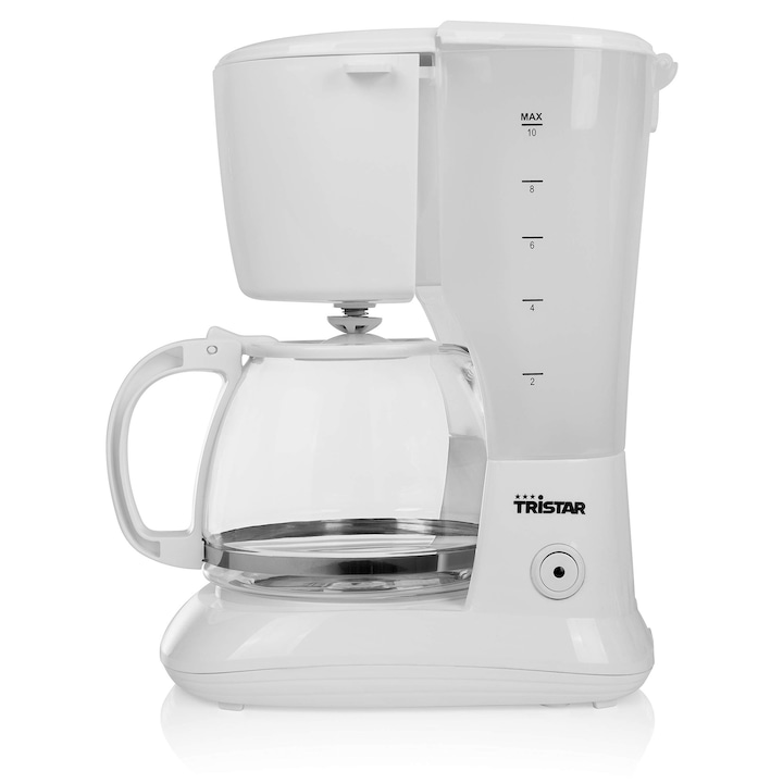 Cafetieră Tristar 1, 25L, alb, pentru 10-12 cești, ideală pentru camping