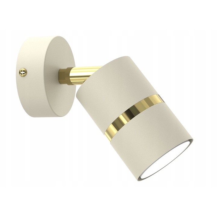 Регулируем плафон Moonlight, метал, черен/бежов, 7x13см, 15см, GU10