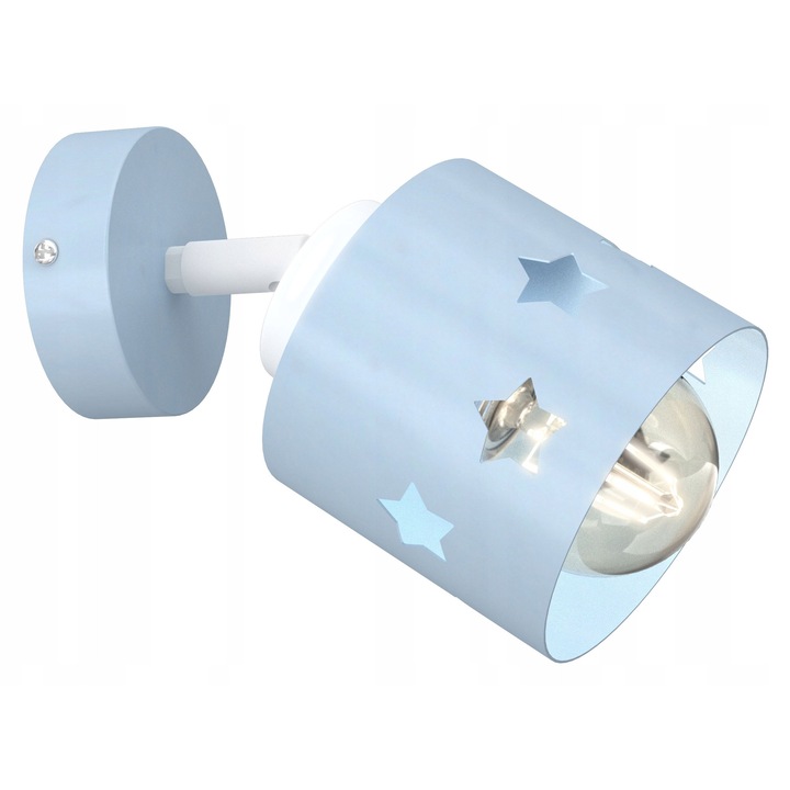 Аплик детски Moonlight, KIDS, метал, регулируем, син, 8см