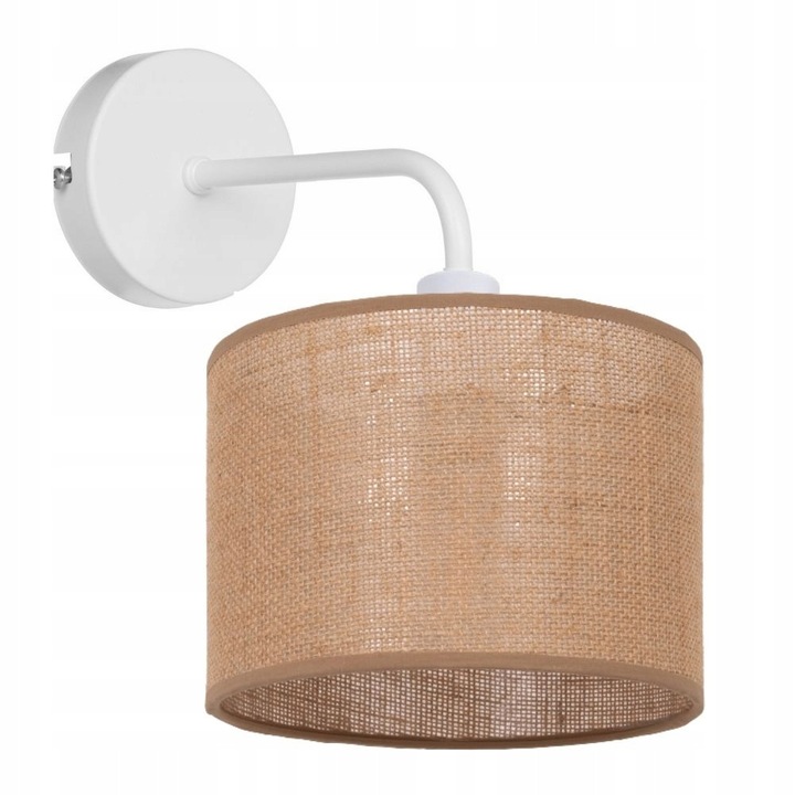 Аплик метален ЮТА, Moonlight, 1x60W, 27x28см, абажур от юта