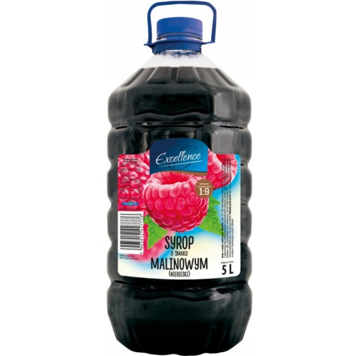 Sirop gastronomic, Excellence , 5L, culoare albastra, zmeura