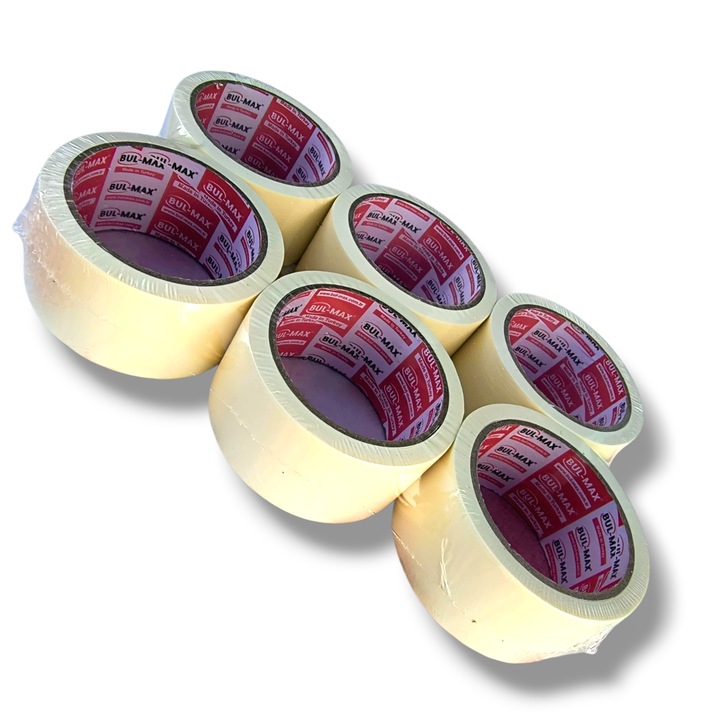 Set 6 x banda de acoperire alba Premium, 48 mm x 25 m - COBI SMART®