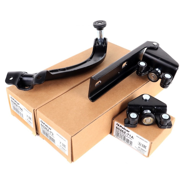 Görgőkészlet ajtókhoz POLCAR, kompatibilis Nissan Primastar, Opel Vivaro, Renault Trafic II, új