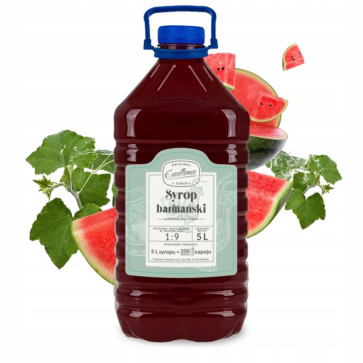 Sirop gastronomic, Excellence, aroma de pepene verde, 5L