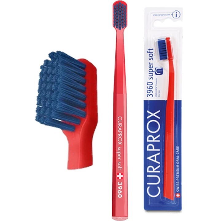 Curaprox CS 3960 kézi fogkefe, 3960 szál, puha, választható szín, 1 darab