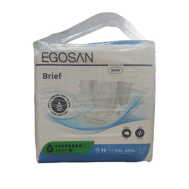 Scutec adult Egosan XXL-XXXL super 8 pic Natural Comfort CAL I 15 buc