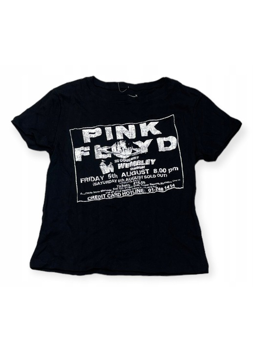 Tricou dama, Pink Floyd, bumbac, negru/alb, XL INTL