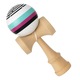 Kendama – Model Premium Lemn Natural cu Bila Colorata Design Modern, echilibru perfect si aderenta excelenta