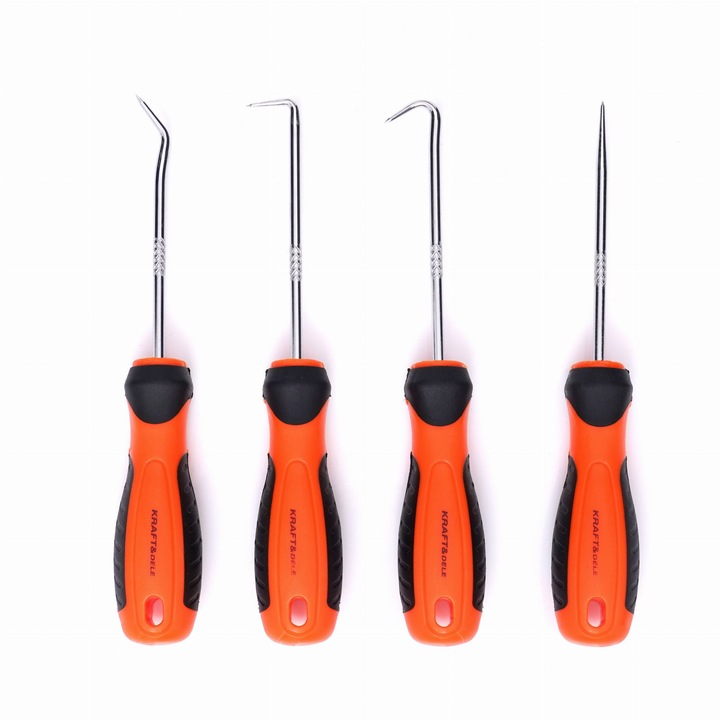 Комплект аксесоари за монтаж, KRAFT&DELE, 9 броя, различни видове куки, ергономични