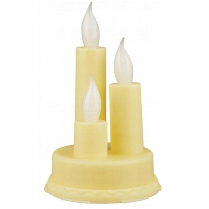 Lumanare, Ecarla, LED, culoare calda, baterie