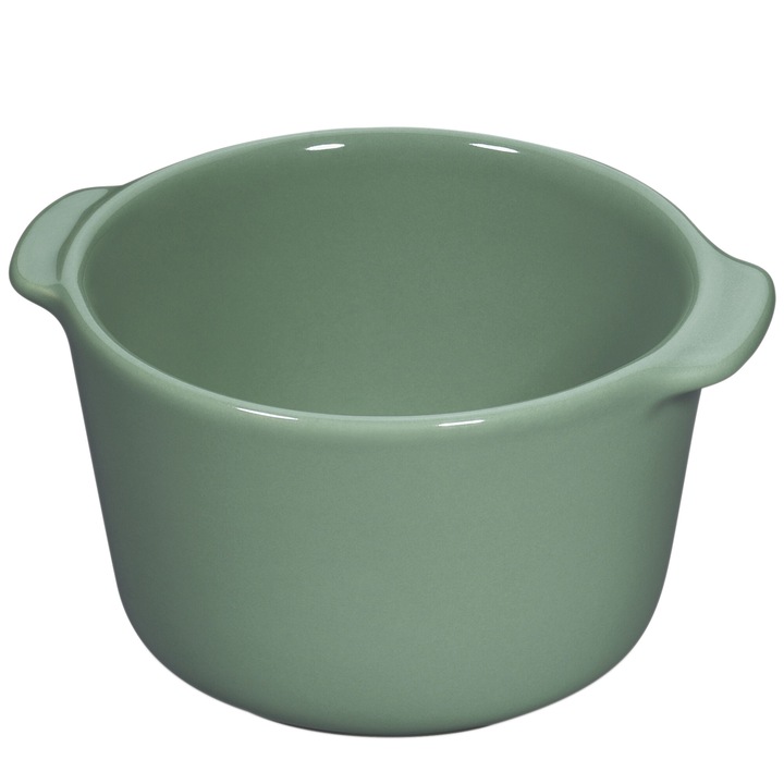 Set 2 boluri ceramice rezistente la temperaturi, Kuchenprofi Porto, 0.2 l, 9x5.5 cm, verde