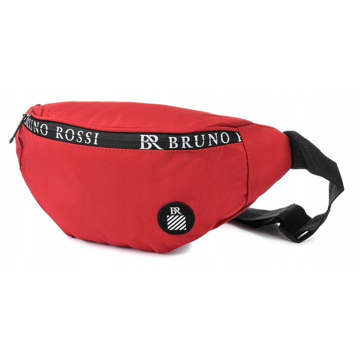 Sporttáska, piros, mérete 30x14x8cm, egy rekesszel, állítható pánt 59-102cm