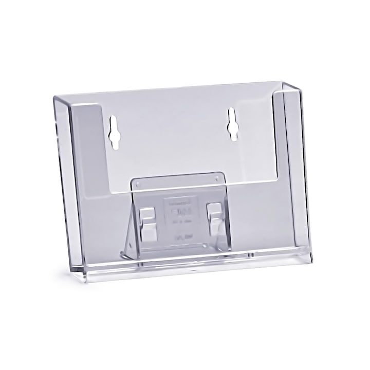Suport documente Taymar, A6, acril transparent, 165x120x38mm, pentru pliante pozitionale