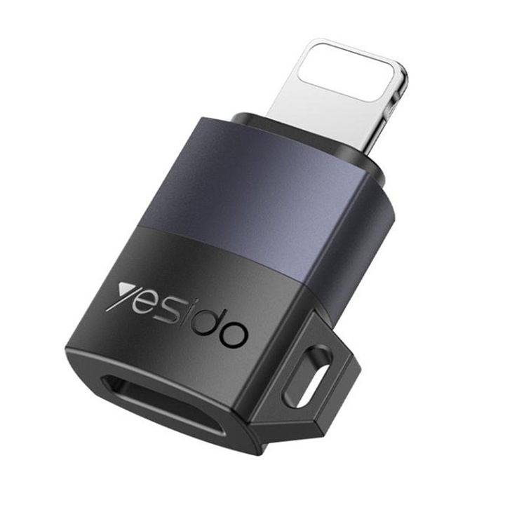 Adaptor Micro-USB la Lightning cu Functia OTG - Yesido (GS30) - Grey
