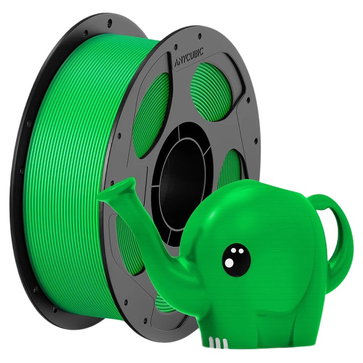 Filament, Anycubic PETG, 1kg, zöld, 3D nyomtatóhoz