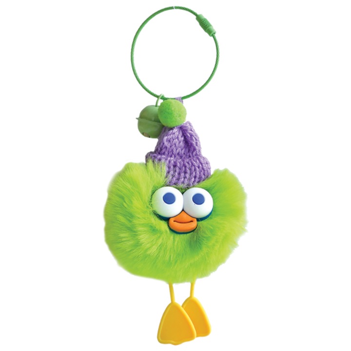 Breloc cu CutieLulu, Estetica, verde, material plastic de calitate