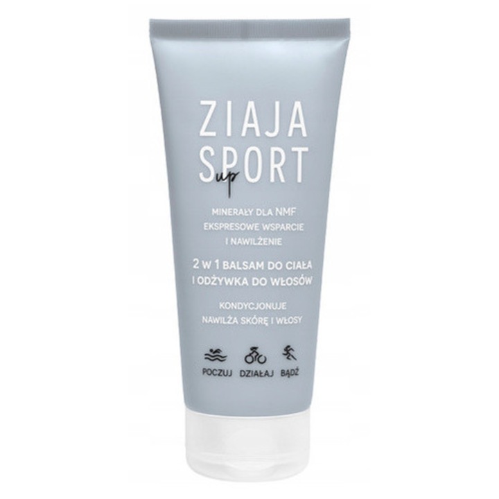 Ziaja Sport Up 2 az 1-ben test- és hajbalzsam, 200 ml