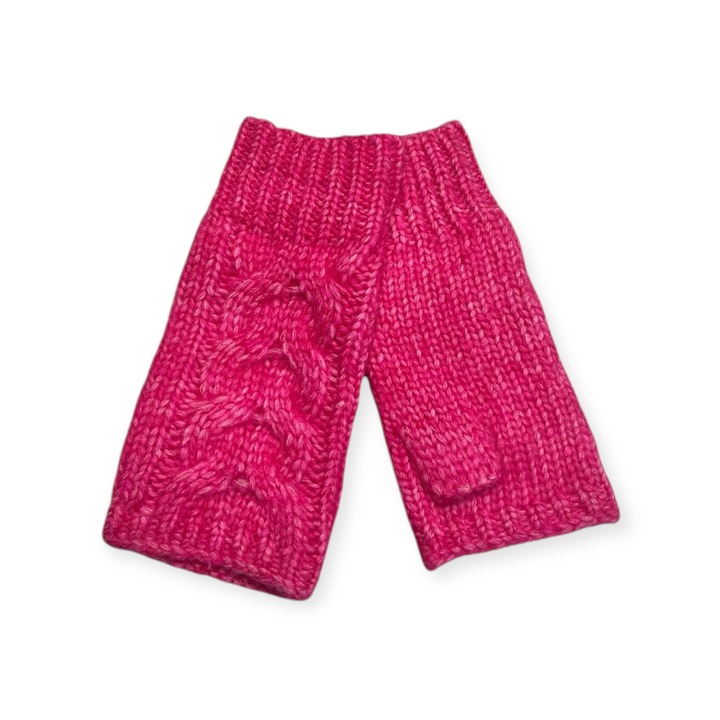 Розови ръкавици без пръсти LOFT