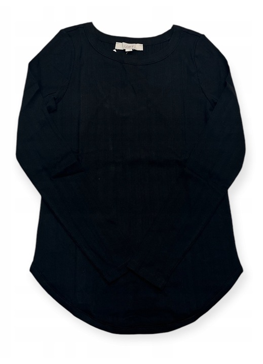 Дамска блуза LOFT, черна, дълъг ръкав, M INTL