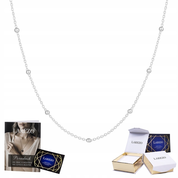 Lantisor, Larezo, 42cm, Argint 925, Argintiu