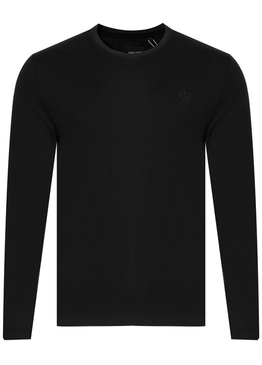 Мъжка блуза, Enrico Coveri, 100% памук, Черен