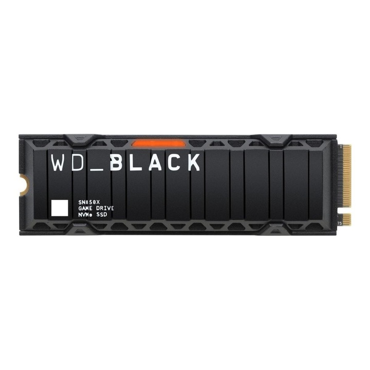 SSD WD Black SN850X 4TB M.2 2280 PCIe NVMe 7300/6600 MB/s с радиатор