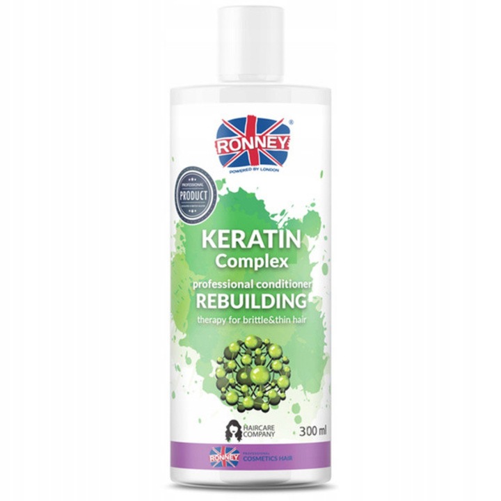 Ronney Keratin Complex Hajregeneráló Balzsam, 300ml, száraz és törékeny hajra
