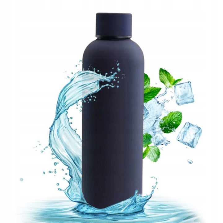 Термос бутилка ECARLA 500ml, гранат, инокс, модел BD46GRAN