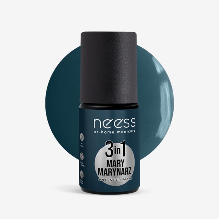 Oja hibrida Neess One Step Mani 3in1 Mary Marynarz 4ml