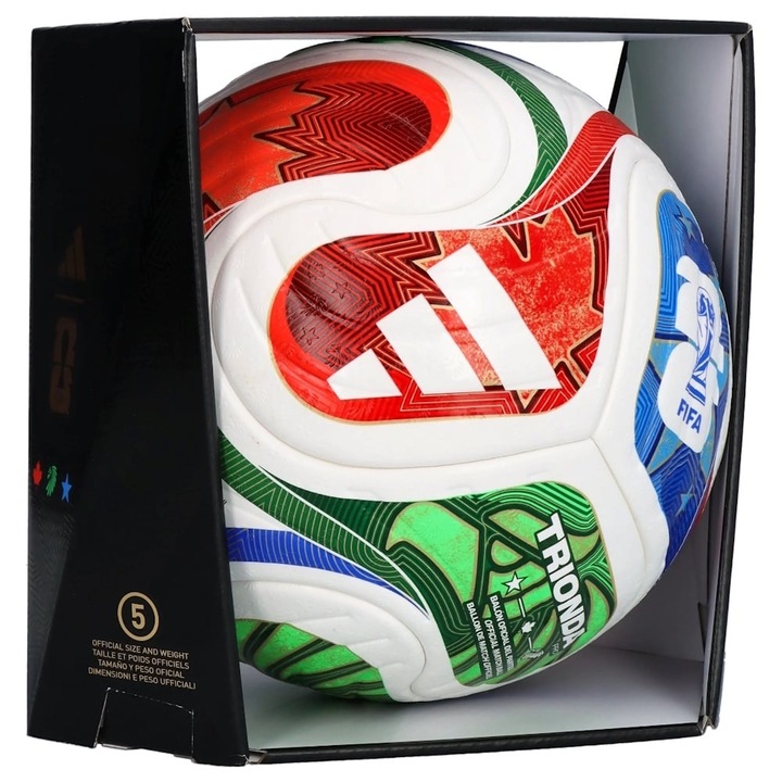 Minge fotbal Adidas FIFA World Cup 2026 Trionda Pro, alb, marimea 5