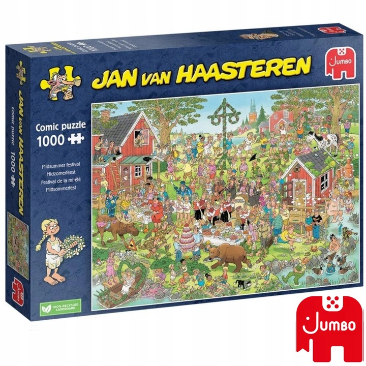 Пъзел Jumbo Jan Van Haasteren 1000 части - Летен фестивал