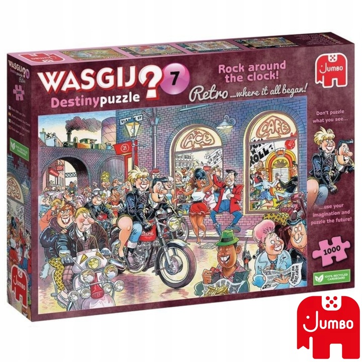 Пъзел Jumbo Wasgij Destiny 1000 части - Rock Around The Clock