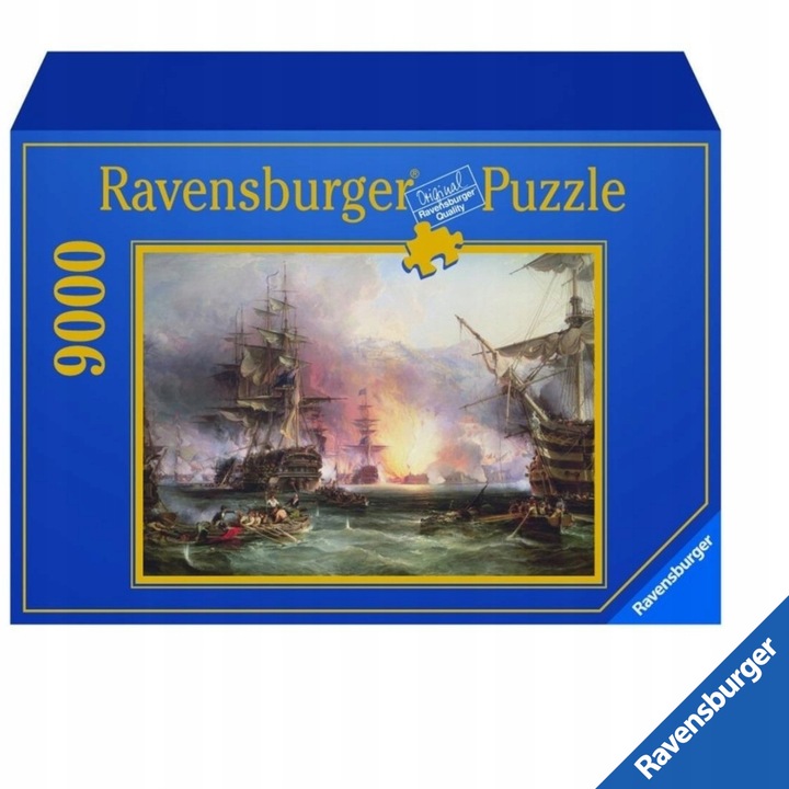 Пъзел Ravensburger 9000 елемента Битката при Алжир - Образователна игра