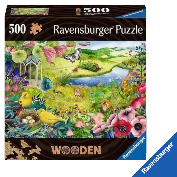 Пъзел Ravensburger 500 части Дива градина - Образователна играчка