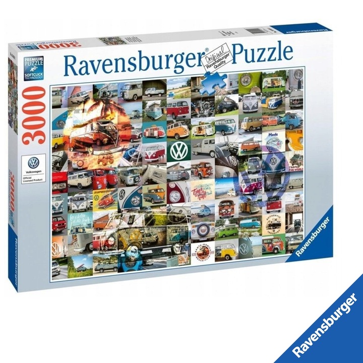 Пъзел Ravensburger Premium 3000 части, 99 Момента VW