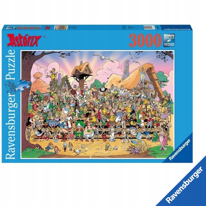 Пъзел Ravensburger 3000 части Вселената на Астерикс - Образователна играчка