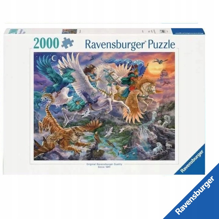 Пъзел Ravensburger 2000 части - Фантазия Пегас, Образователна играчка