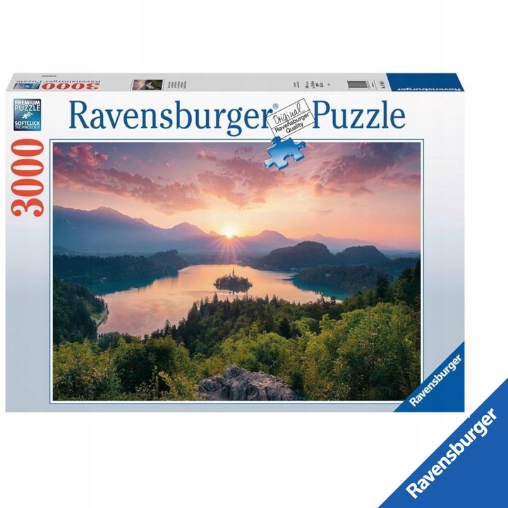 Пъзел Ravensburger 3000 части - Бледско езеро, Словения