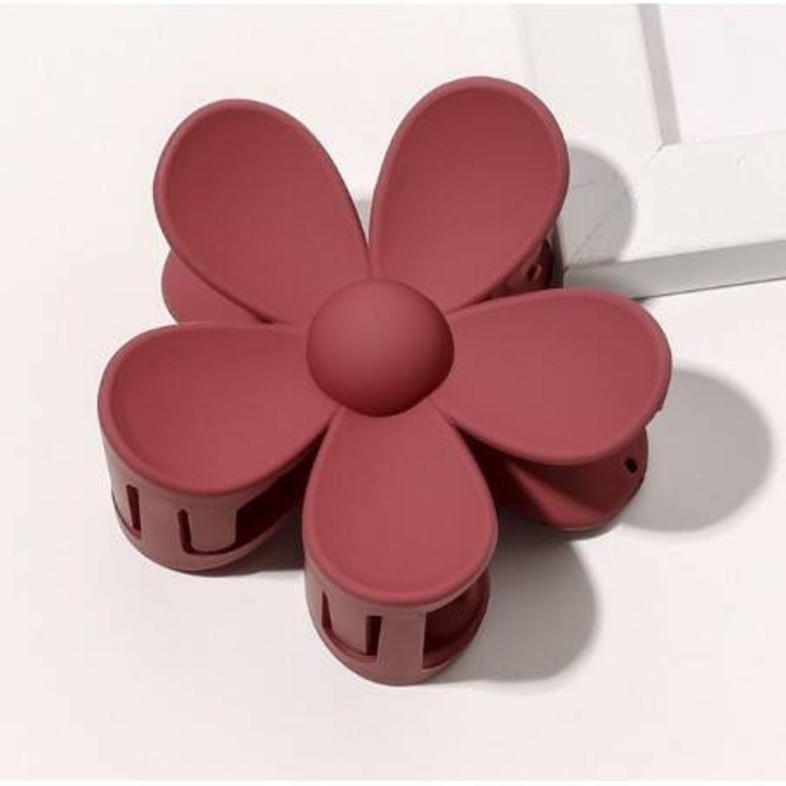 Spinka-hajcsat Ecarla, Kwiatek modell, bordó, virágos design